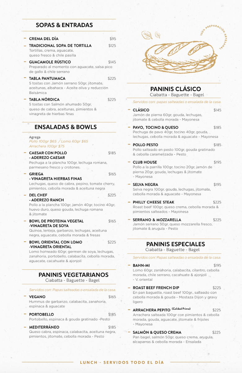 Paninos Breads Menu - Image 4
